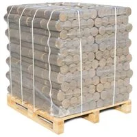 Briquetas de madera PREMIUM alrededor de 960 kg palet / briquetas para chimeneas y estufas, briquetas de madera dura