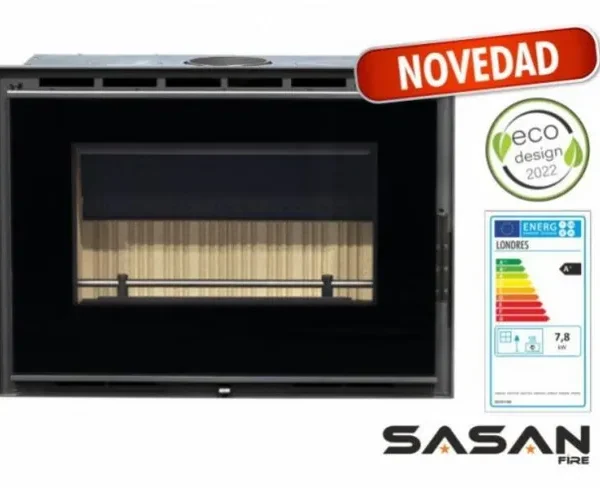 ESTUFA INSERTABLE CON VENTILACION A LEÑA LONDRES