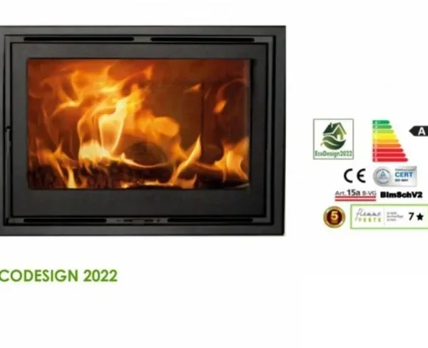 ESTUFA INSERTABLE CON VENTILACION A LEÑA WASHINGTON