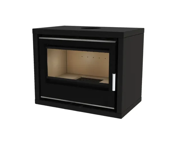 TERMOFOC - Estufa de Leña Insertable con Turbinas Modelo PORTIMAO SL795 de 8 kW