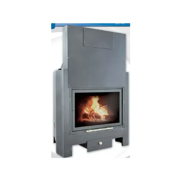 Chimenea de leña Valle series mod. 160 con capucha ventilada