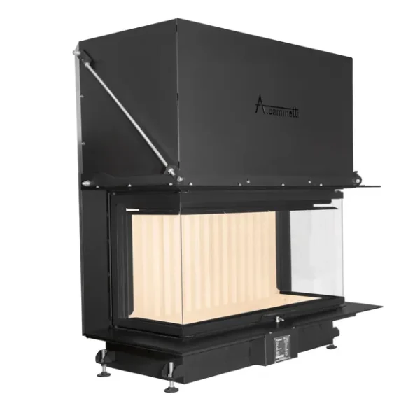 Hogar de leña CAMINETTI Crystal 110 Max 17 kW