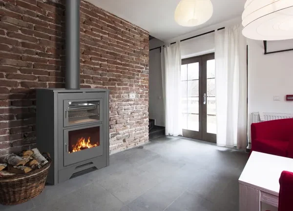 Estufa de leña con horno JOYMA Atlanta