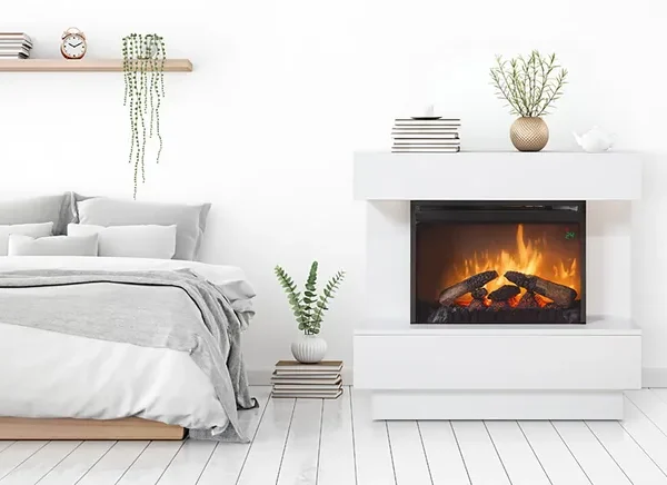 Chimenea eléctrica DIMPLEX Avalone blanca