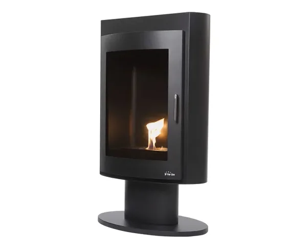 Estufa de etanol diseño cuadrado en acero