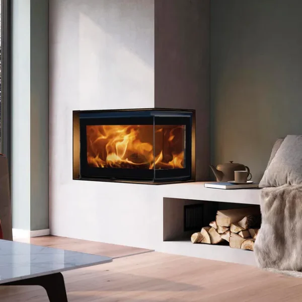 Hogar de leña PANADERO 6 kW 2 caras derecha