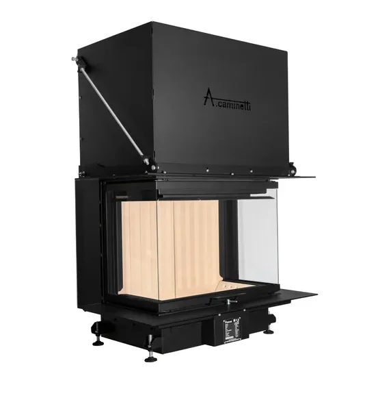 Hogar de leña CAMINETTI Crystal 80 Max 14 kW