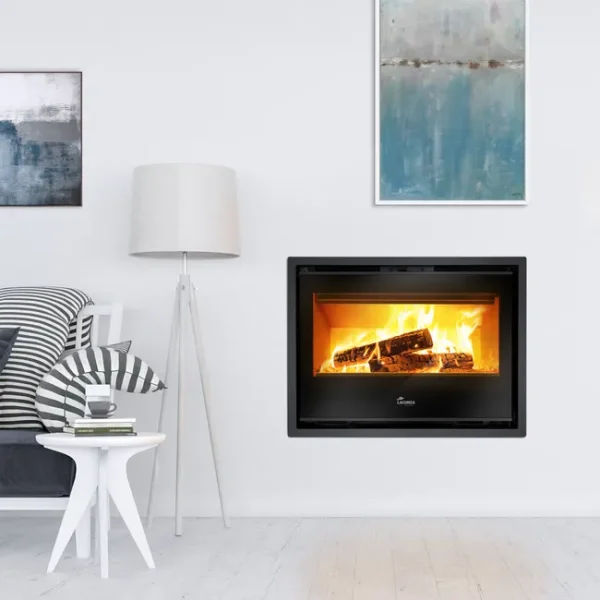 Hogar de leña LACUNZA Chrome 700 10 kW