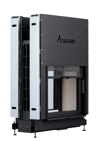 Hogar de leña CAMINETTI Flat W 90/60 19 kW 2 caras